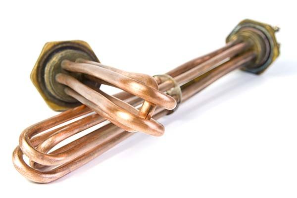 Spare part of electrical boiler. Isolated